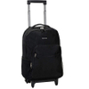 Wholesale High Quality Rockland Double Handle Black Rolling Backpack