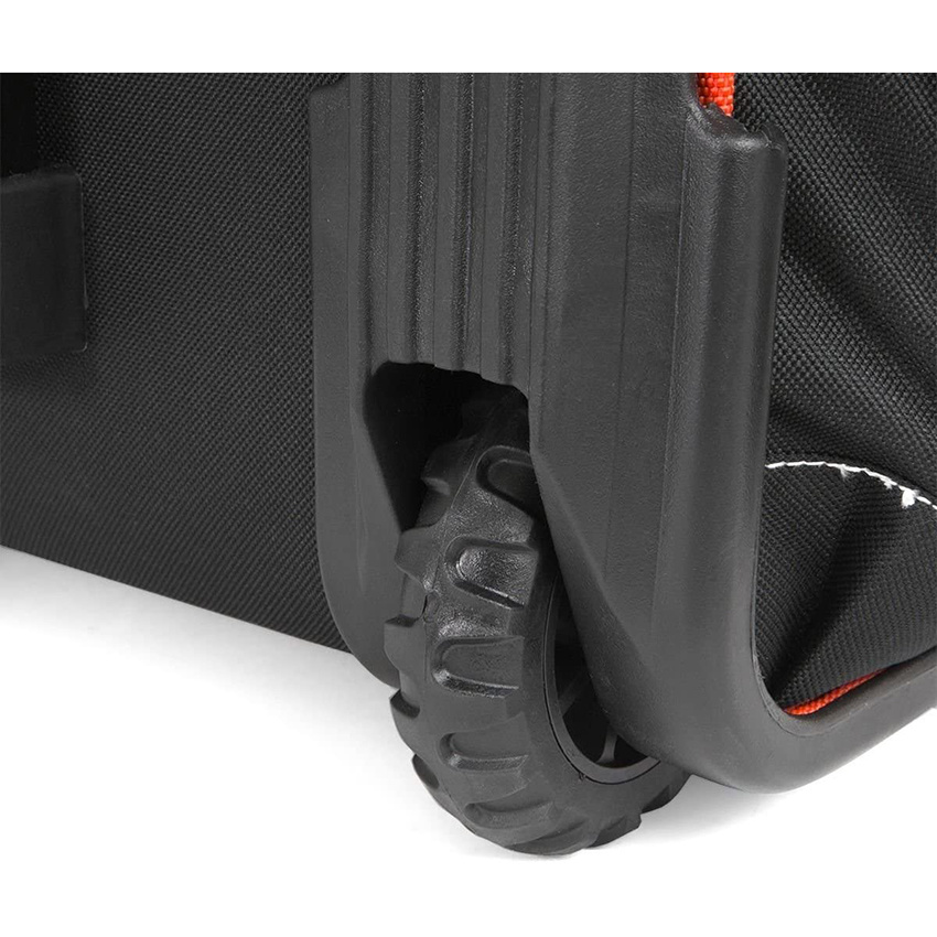 Rolling Tool Bag with Wheels Organizer Telescoping Handle 18" Wide Storage Organizer Bag Tool Bag