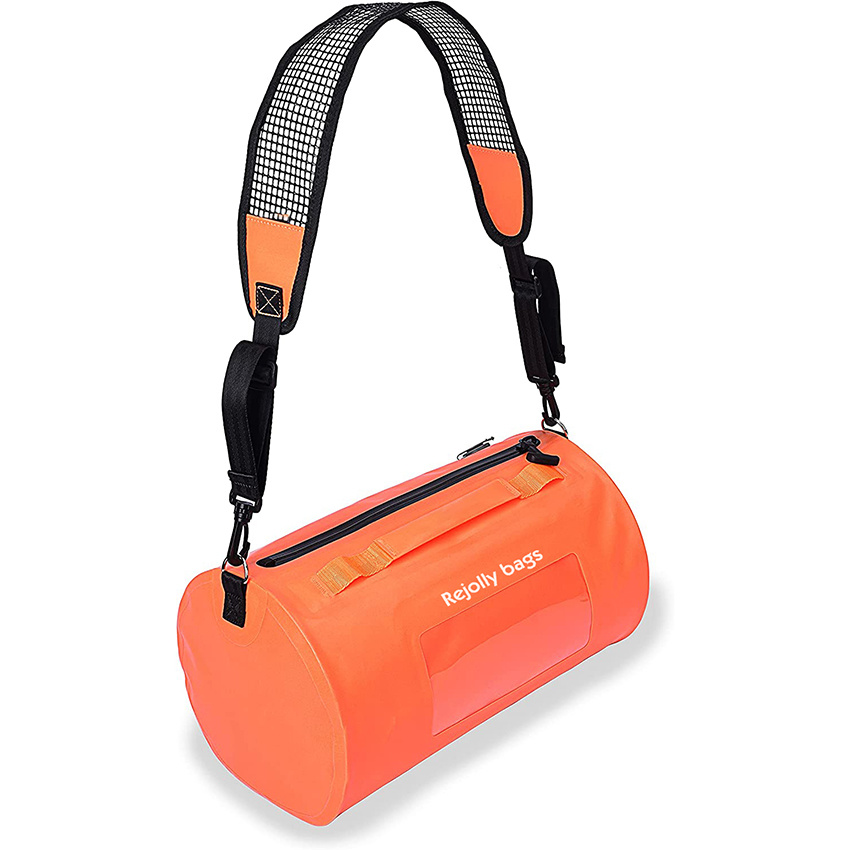 15L Swimming Waterproof Surf Bag Floating Breathable Shoulder Strap Airtight Zipper Dry Bag