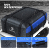 Car Rooftop Cargo Carrier, 22 Cubic FT Waterproof 840d Car Roof Cargo Bag for All Vehicles with/Without Rack Including Non-Slip Mat Reinforced Long Straps Bag