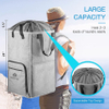 Large 2 in 1 Laundry Hamper Basket for College Students Dorm Essentials, Adjustable Shoulder Straps, Freestanding Heavy Duty for Apartment Laundry Bag