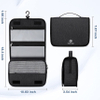 Travel Toiletry Bag Waterproof Large Capacity Hanging Makeup Cosmetic Bag Portable Travel Organizer Toiletry Bag for Bathroom Shower Toiletry Bag
