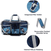 River Saltwater Resistant Fishing Tackle Bag, Heavy-Duty Tackle Box Organizer, Waterproof Non-Slip Bottom Fishing Rod Bags