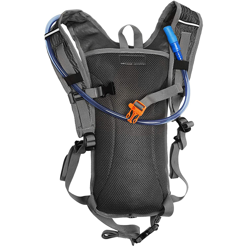 2-Liter Hydration Backpack with Water Bladder; for Backpacking, Hiking, Running, Cycling, and Climbing Hydration Backpack