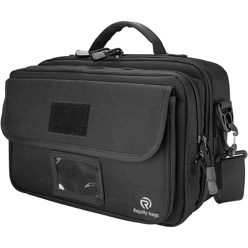 Military Style Tactical Range Bag, Deluxe Padded Case for up to 8 Magazine Cartridge, Eye Glasses, and Other Shooting Accessories Bag