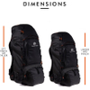 Packs Bags with Modular Cooler Bag Included - Water Repellent- Perfect Hiking Travel Backpack