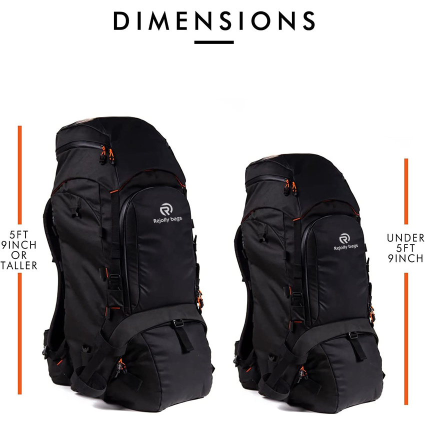 Packs Bags with Modular Cooler Bag Included - Water Repellent- Perfect Hiking Travel Backpack