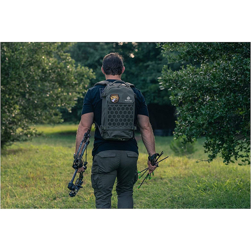 Military Style Tactical AMP10 Essential Backpack, Includes Hexgrid 9X9 Gear Set, 20 Liters, 1050d Nylon Bag