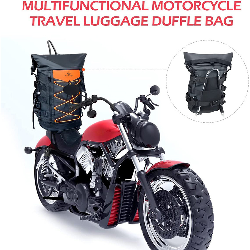 Motorcycle Backpack Expandable Expandable Motorcycle Travel Luggage Bag Motorcycle Bag