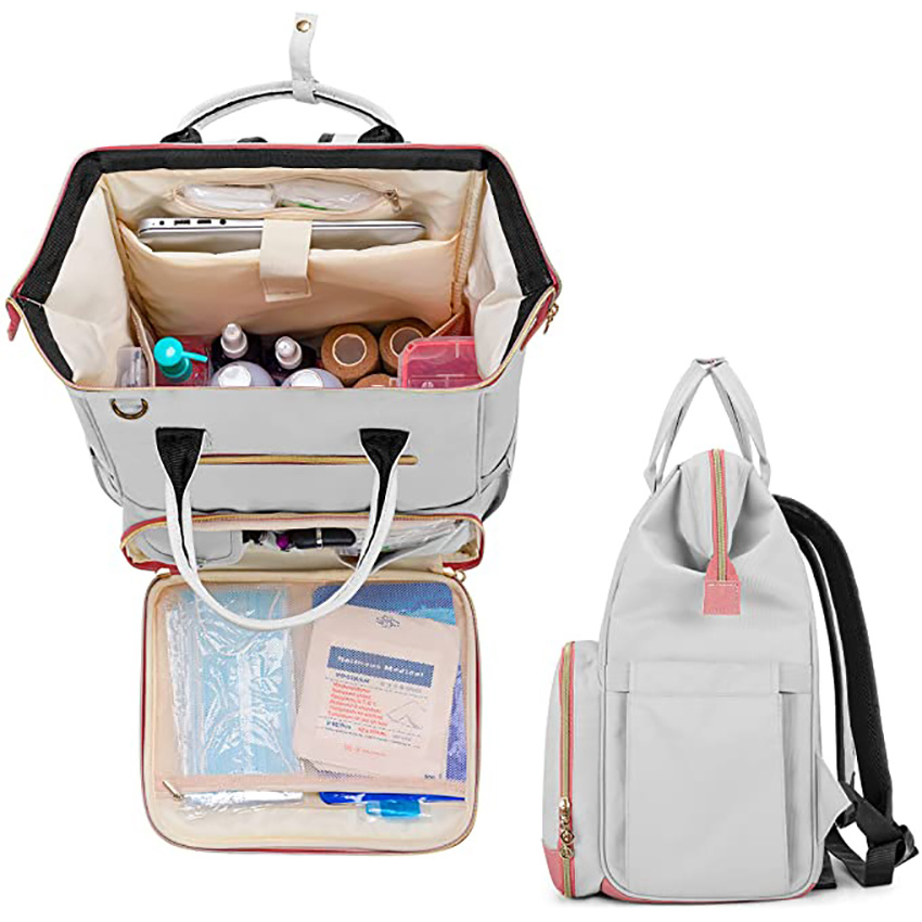 Nurse Bag for Work Supplies Backpack with Laptop Sleeve for Home Care Medical Students and More