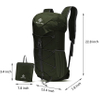 Hiking Large 40L Lightweight Water Resistant Travel Backpack Drypack