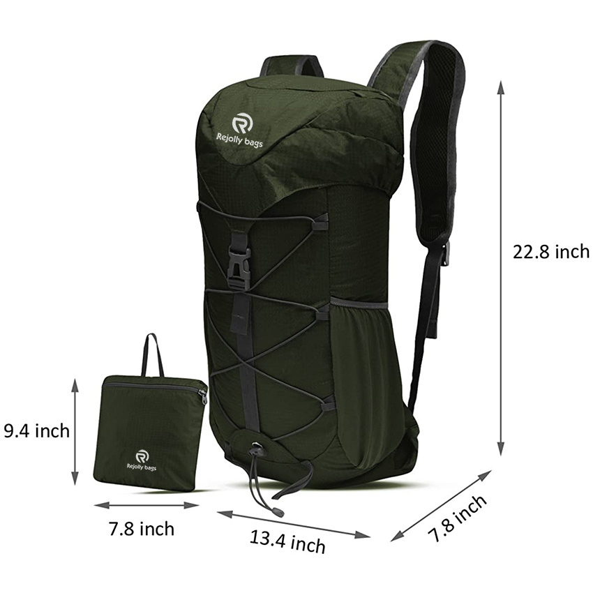 Hiking Large 40L Lightweight Water Resistant Travel Backpack Drypack