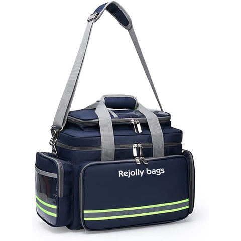 First Aid Kit Multiple Compartments Lightweight Emergency Responder Trauma Bag Great for Home Outdoors