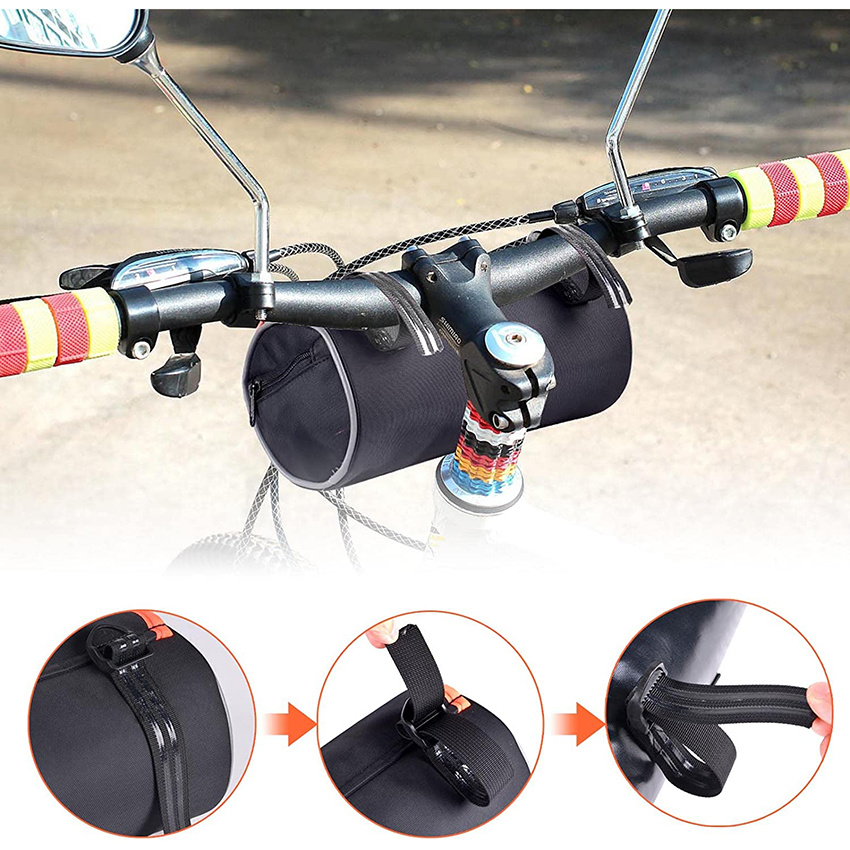 Waterproof Large-Capacity Front Pack for Bike Handlebar Bag Motorcycles, Road Bike Bag