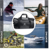 50L Waterproof Duffle Bag - Welded Material Fully Durable Straps & Handle Dry Bag - Secure Duffle - for Motorcycle Boating Fishing ATV Kayaking Bag