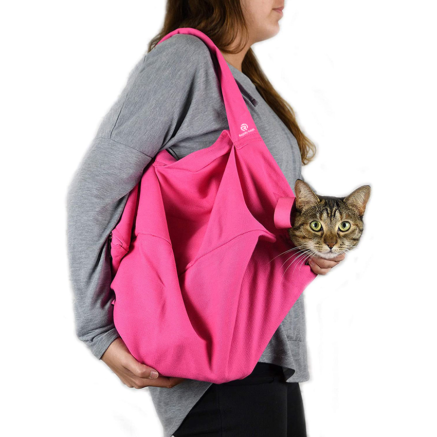Cat in The Bag Cozy Comfort Carrier Small to Large 8 Color Options Cat Bag Pet Carrier for Grooming Vet Visits Medication Administration Dental