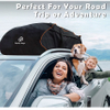 15 Cubic Rooftop Top Cargo Carrier Bag Waterproof for All Cars with/Without Rack, Includes 4 Reinforced Straps and Luggage Lock for All Vehicles Bag