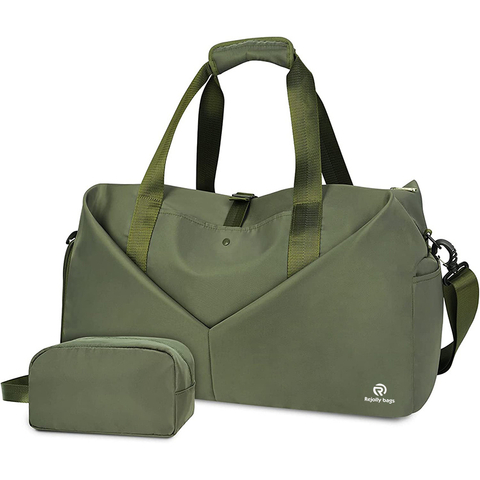 Gym Duffel Bag with Wet Pocket Shoes Compartment Portable Overnight Weekender Bag Travel Bag Yoga Bag for Women