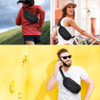 Sling Bag for Men Crossbody Backpack Waterproof Fashion Slim Shoulder Small Casual Chest Outdoor Sports Hiking Cycling Travel Lightweight