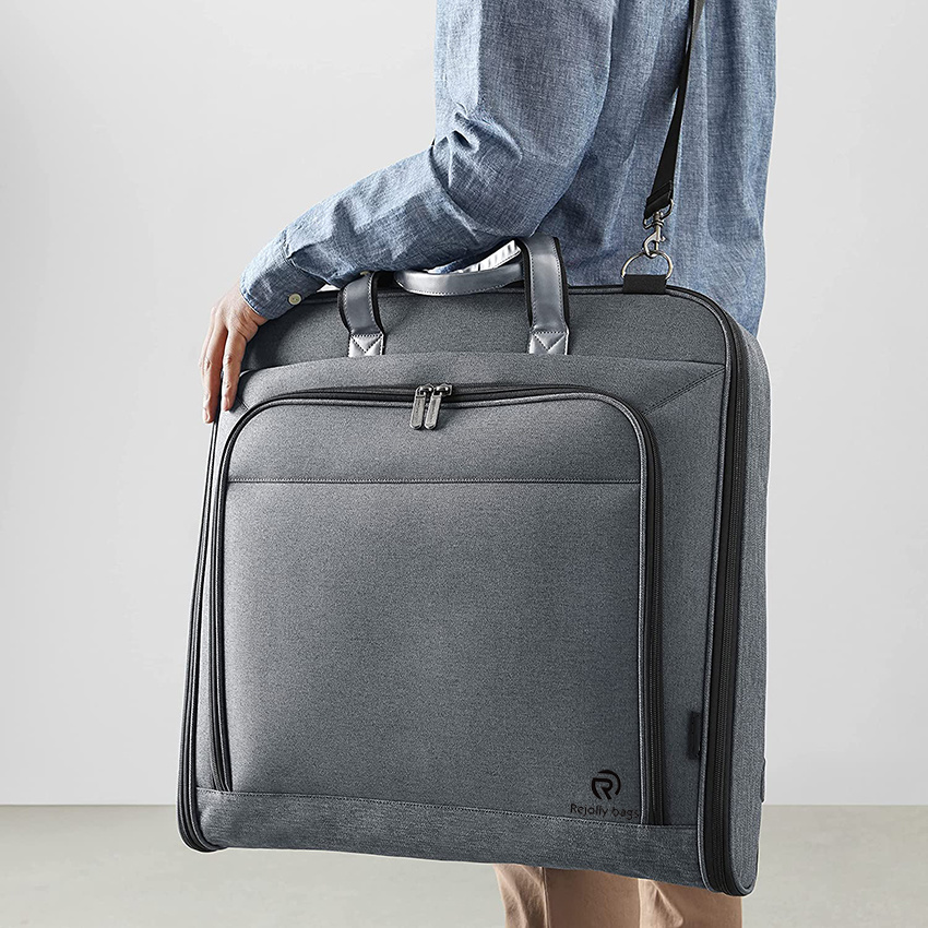 Basics Carry-on Garment Bag for Travel and Business Trips with Shoulder Strap