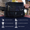 Bike Handlebar Bag Insulated Bicycle Front Rack Touchable Phone Holder Water Resistance Cooler Innovative Pouch W Mesh Container for Icepack 2 in 1 Storage for