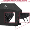 BBQ Cover 58 Inch, Double Layer Fabric, Waterproof, UV and Fade Resistant Gas Grill Cover