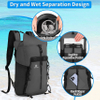 20 L Dry Bag Water Proof Zipper Large Roll Top Drysack for Floating Boating Canoeing Camping Rafting Paddleboarding Swimming Fishing Marine River Bag