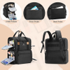 Makeup Backpack with 3 Inner Removable Pouches, Travel Makeup Bag with Multiple Pockets Cosmetic Bag RJ21676