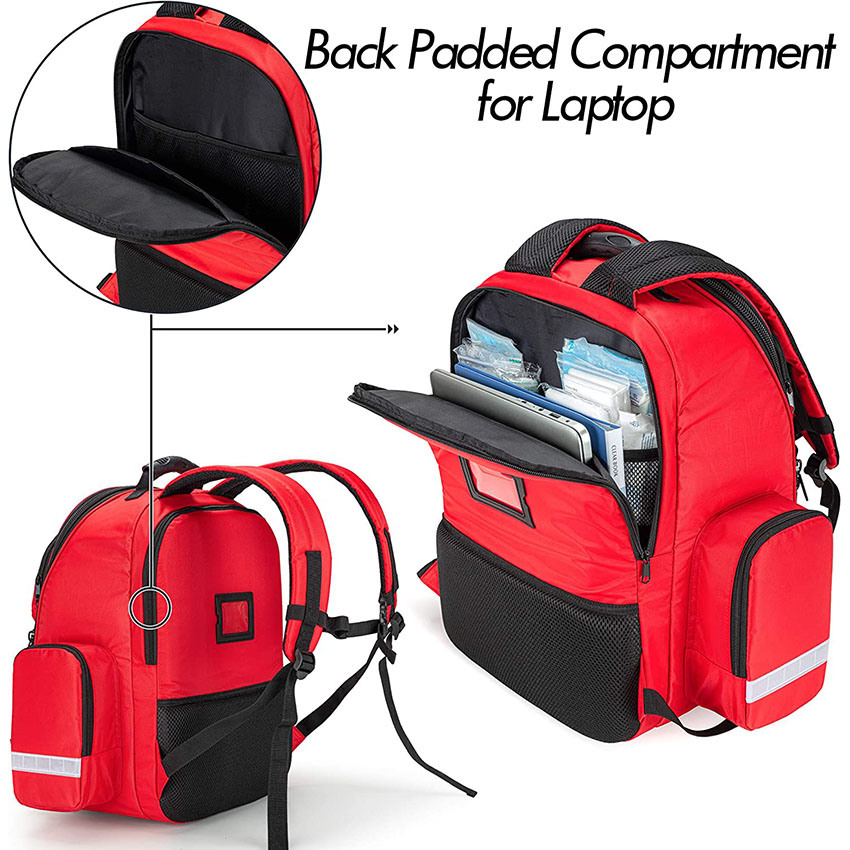 First Responder Bag Medical Emergency Kits Storage Backpack