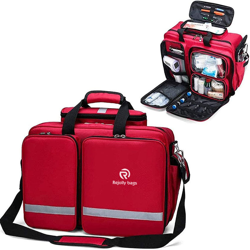 Emergency Treatment First Responder Trauma Bag for Home, Office, Car, Outdoors