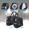 Dry Motorcycle Tail Bag 70L with Rope Straps and Inner Pocket Waterproof PVC 500d for Travel Motorbike Bag