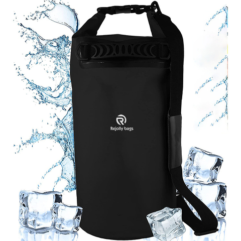 Waterproof Dry Backpack with Padded Shoulder Strap for Kayaking, Fishing Beach