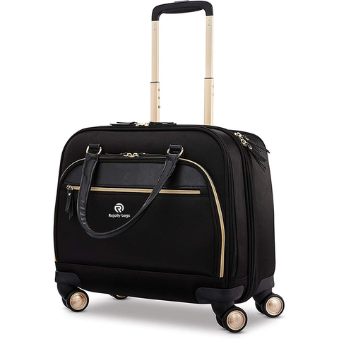 Portable Upright Roller Bag 4-Wheel Water Resistant Luggage