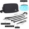 Bike Handlebar Bag Waterproof Bicycle Storage Frame Pouch Multifunctional Shoulder Sling Bicycle Bag