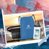 Dry Bag Waterproof Floating Dry Backpack Lightweight with Waist Pouch and Phone Case for Kayaking Camping Beach Boating Swimming for Men Women