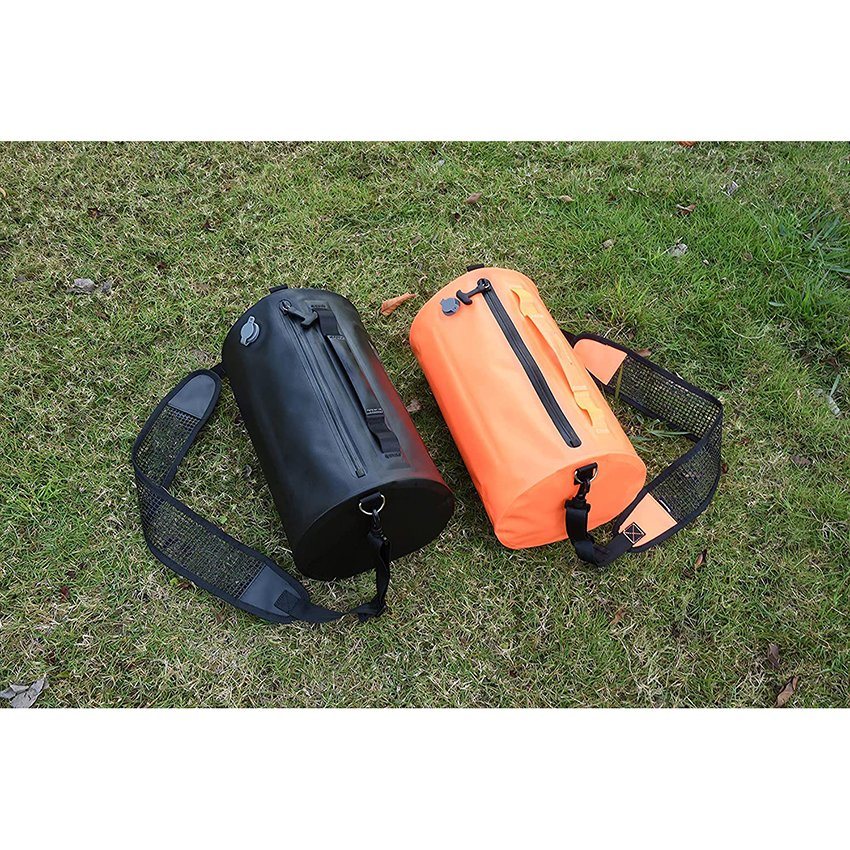 15L Swimming Waterproof Floating Bag with Breathable Shoulder Strap and Airtight Zipper