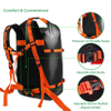 Waterproof Floating Backpack with Heavy Duty Roll-Top Closure and Exterior Zippered Pocket Dry Bag