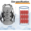 Insulated Waterproof, 20L Backpack Coolers Insulated Leak Proof, Roll Top Outdoors Ice Lunch Bags for Men Women, Beach Camping Hiking Picnic Travel Dry Bag