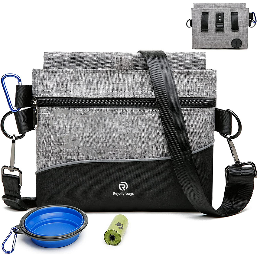 Dog Treat Pouch for Training Pet Treat Bag with Magnetic Closure Puppy Food Carrier with Removable Waterproof