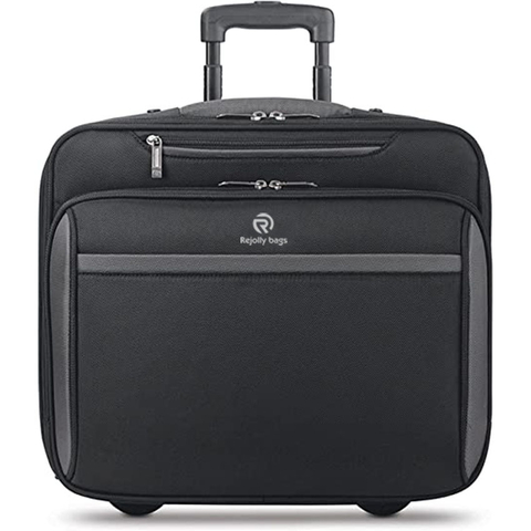 16-Inch Laptop Rolling Case with Quick Access Pocket for Business Roller Bag