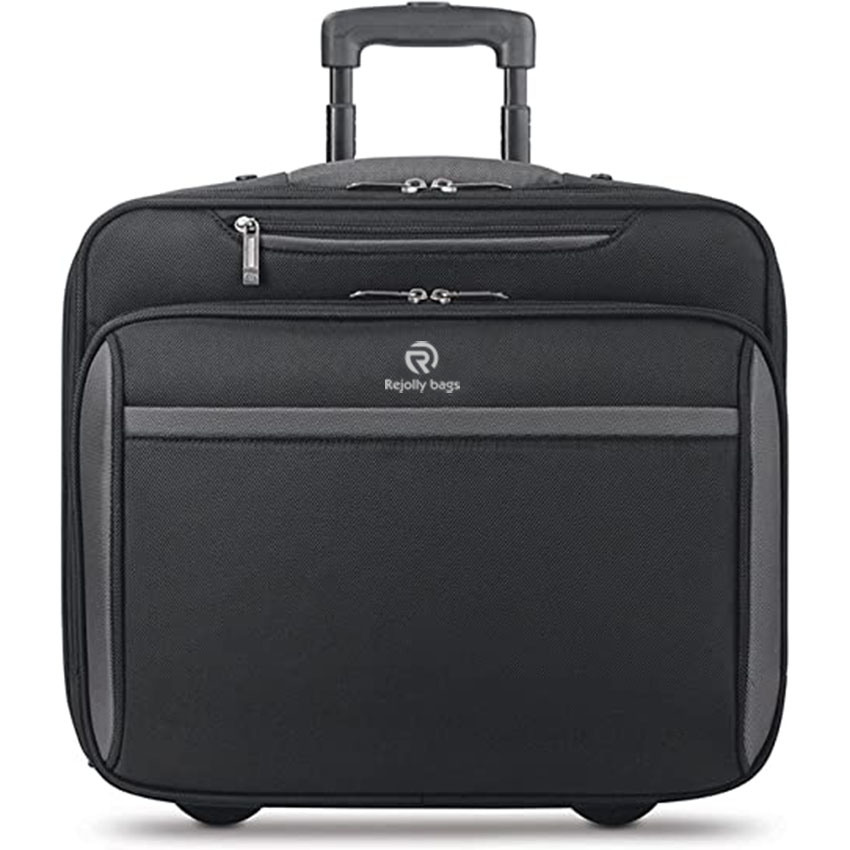 16-Inch Laptop Rolling Case with Quick Access Pocket for Business Roller Bag