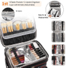 Professional Cosmetic Organizer Case with Heat Insulation Aluminium Film, Travel Make Up Storage Bag for Makeup Artist Cosmetic Bag RJ21688