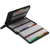 Canvas Zippered Colored Pencil Case-Super Large Capacity 72 Slot Pencil Bag Pouch for Watercolor Pen Bag RJ21654