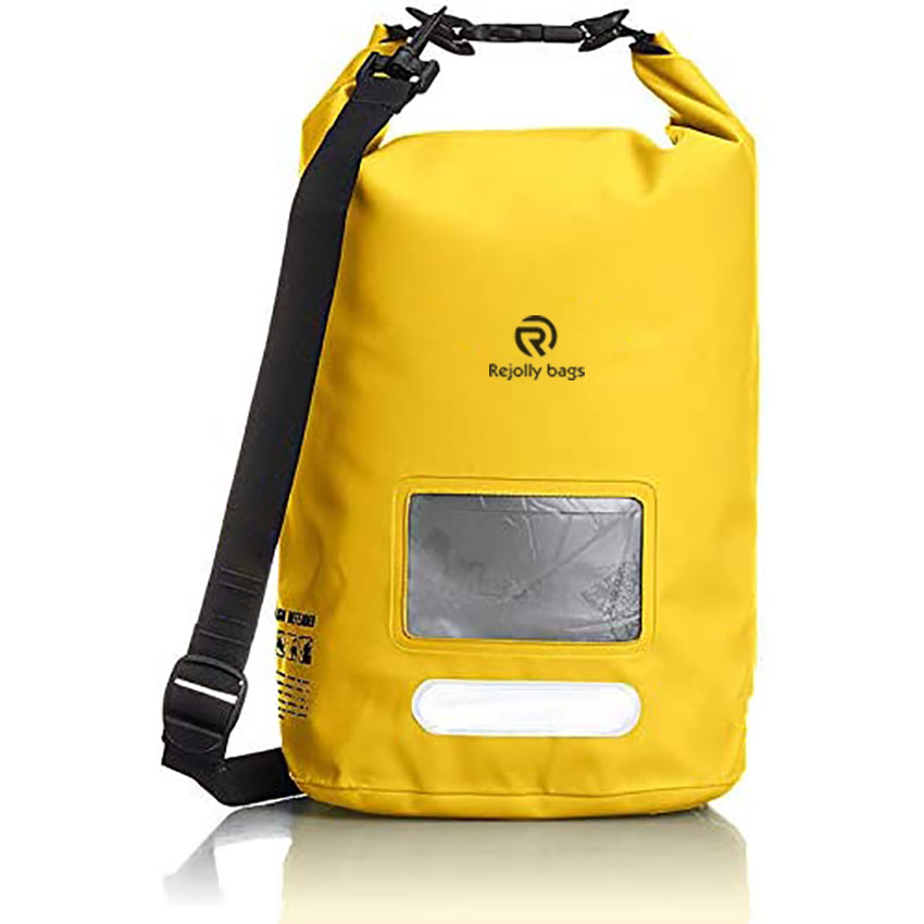 Waterproof Outdoor Dry Backpack 10L Roll-Top Closure Side Dry Bag RJ228372