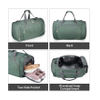 Sports Duffel Bag Gym Bag with Shoe Compartment Travel Bag for Men Women