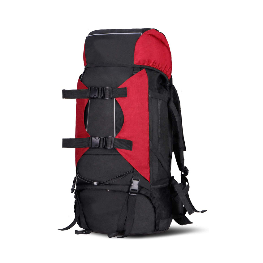 Outdoor Camping Bag Internal Frame Backpack Large Capacity Travel Bag Plus Rain Cover