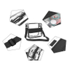 Clear Crossbody Messenger Shoulder Bag with Adjustable Strap, Concert Stadium Approved Clear Purse for Women