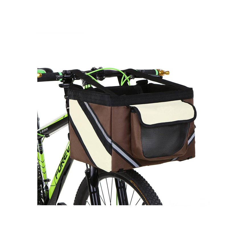 Bike Handlebar Basket Pet Bag Bicycle Front Box Bike Bag Bicycle Front Basket