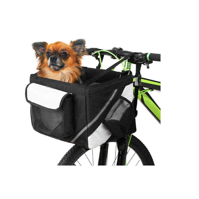 Bike Handlebar Basket Pet Bag Bicycle Front Box Bike Bag Bicycle Front Basket