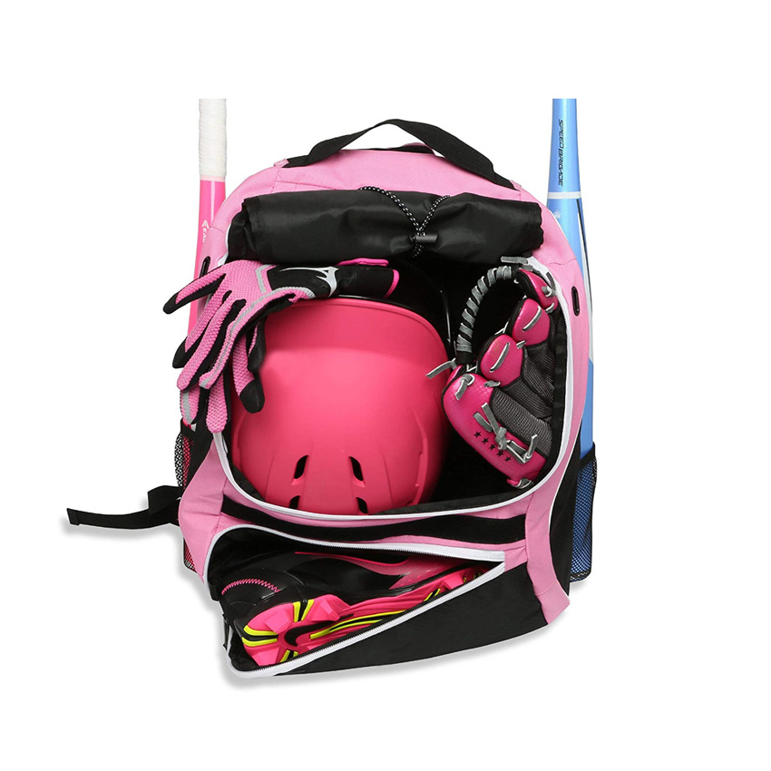 Women Bags Sports Bag Backpack Lightweight Gym Baseball Bats Backpacks Holds Two Bats